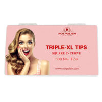 Triple Xl C Curve Square Tips